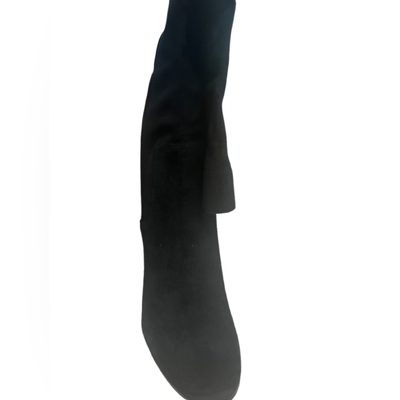 NIB Michael Kors Suede Leigh Black Boots 10 - Picture 4 of 10